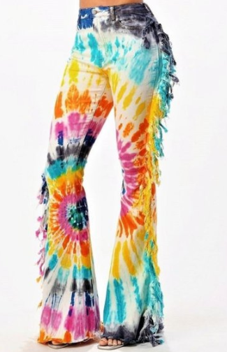 The "Dazzling Denim" Collection - Rainbow Fringe Denim Jeans (B'Luxe Clothing Boutique Favorite!)