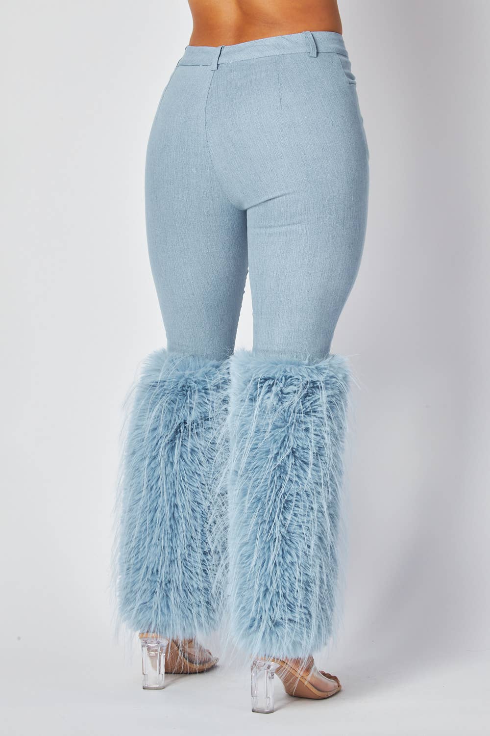 Faux Fur Embellished Jeans (B'Luxe Clothing Boutique Favorite!)