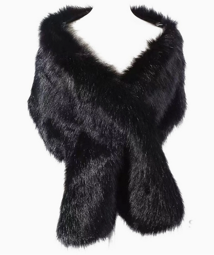Faux Fur Shawl