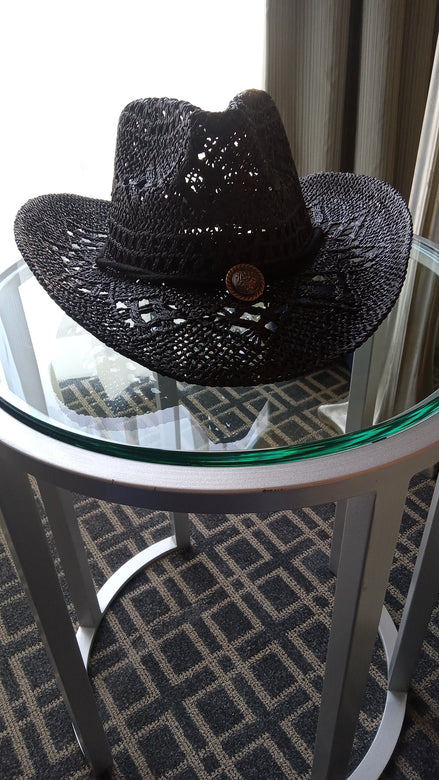 Sombrero de vaquero de paja
