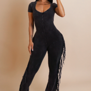 Mono con flecos y lavado mineral