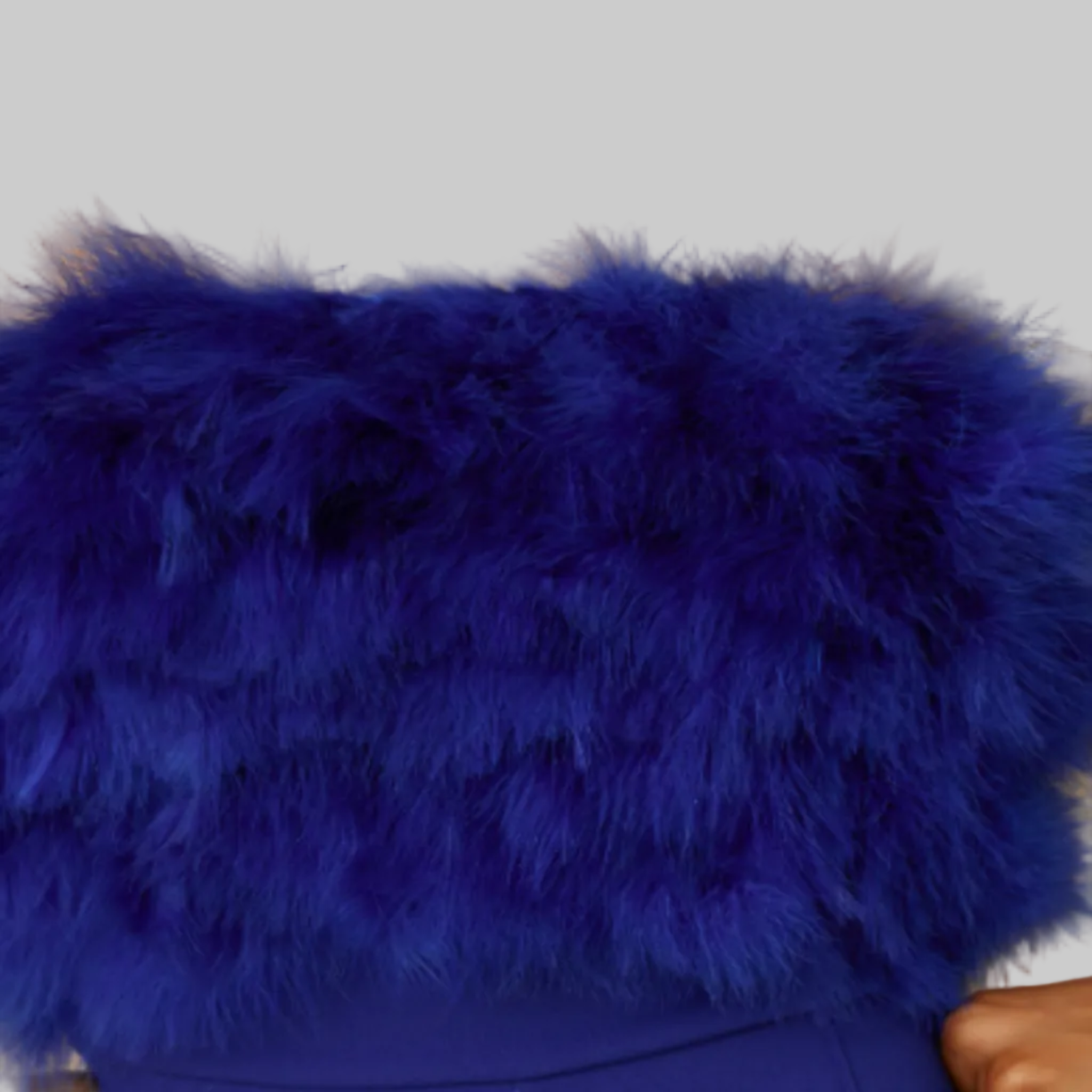 Colección Feather Luxe: Pantalón con plumas (azul rey) (¡Un favorito de la boutique de ropa B'Luxe!)