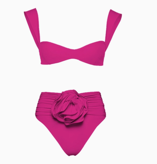 "In Bloom" - Flower Embellished Bikini