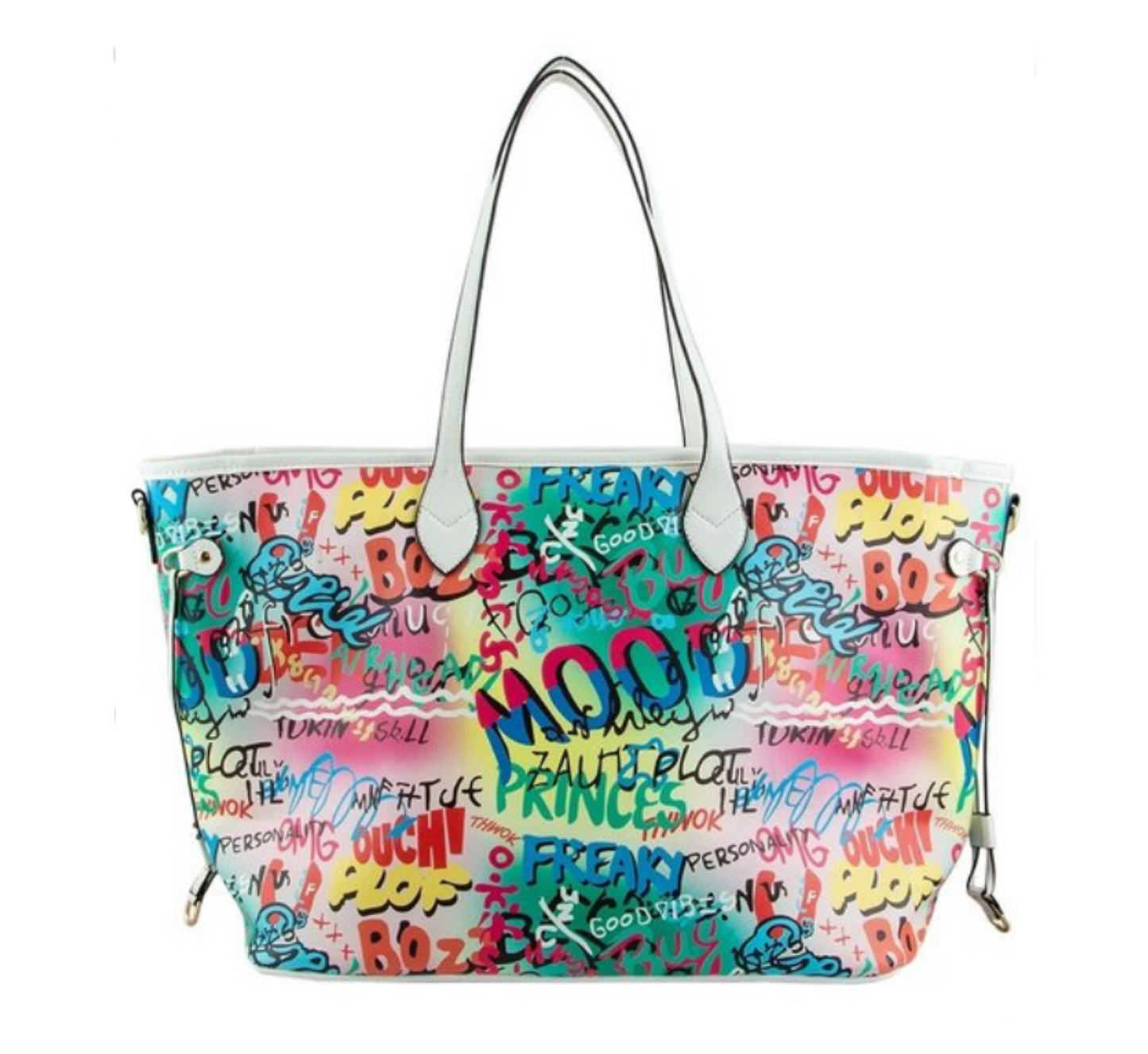 Oversized Graffiti Tote Bag