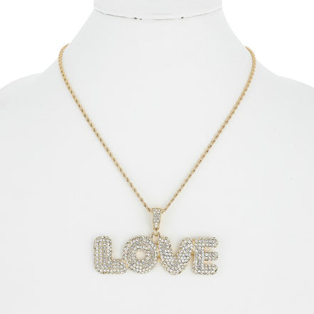 Cadena colgante LOVE (¡Queda 1 en stock!)