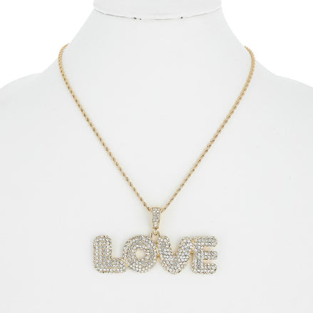 Cadena colgante LOVE (¡Queda 1 en stock!)