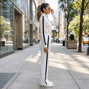 On The Go - Side Striped Panel Jumpsuit