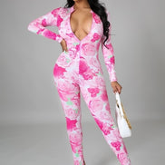 Combinaison « En fleurs » à roses roses (Coup de cœur de la boutique B'Luxe Clothing !)