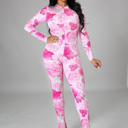 Combinaison « En fleurs » à roses roses (Coup de cœur de la boutique B'Luxe Clothing !)