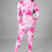 Combinaison « En fleurs » à roses roses (Coup de cœur de la boutique B'Luxe Clothing !)