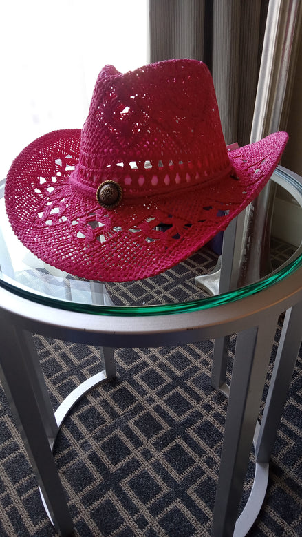 Sombrero de vaquero de paja