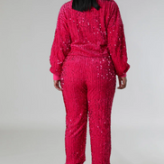 Sparkle - Sequin Embellished Jogger Set
