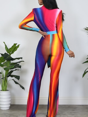 Rainbow Print Jumpsuit (B'Luxe Clothing Boutique Favorite!)