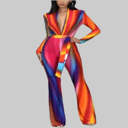 Combinaison imprimée arc-en-ciel (Coup de cœur de la boutique B'Luxe Clothing !)