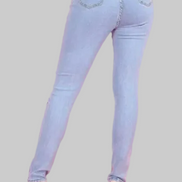 The Dazzling Denim Collection - Sequin Distressed Denim Jeans