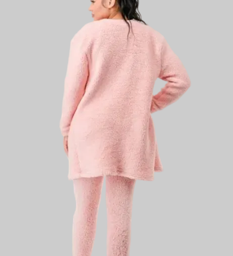 Ensemble de loisirs trois pièces en polaire douce et moelleuse