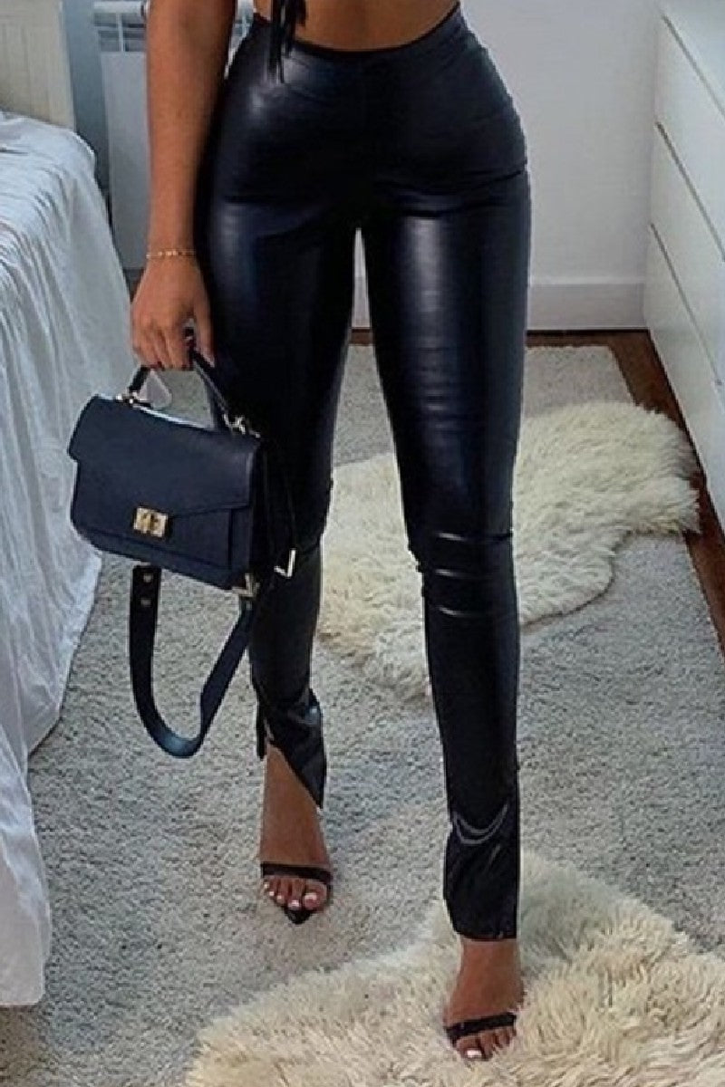 Vegan Leather Pants