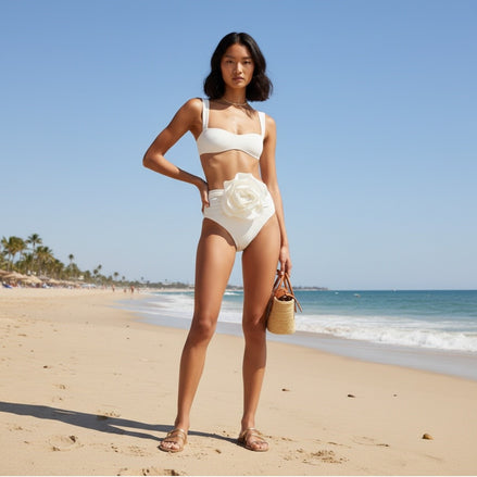 In Bloom - Flower Embellished Bikini