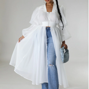 Tulle Embellished Top