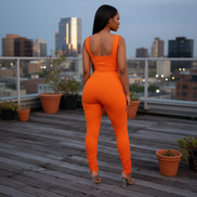 Conjunto de leggings de dos piezas 