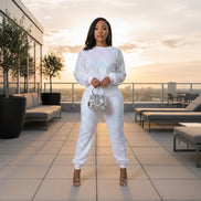 Sparkle - Sequin Embellished Jogger Set